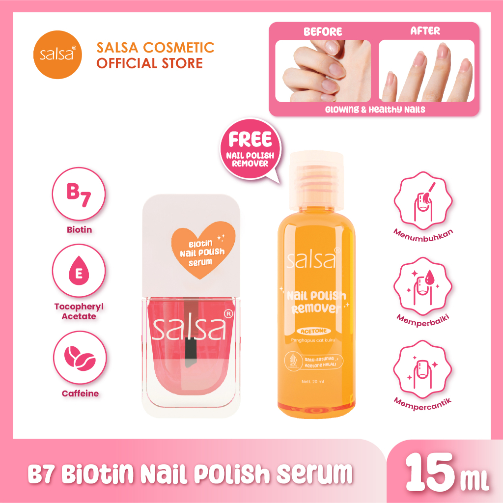 Salsa B7 Biotin Nail Polish Serum 15ml 