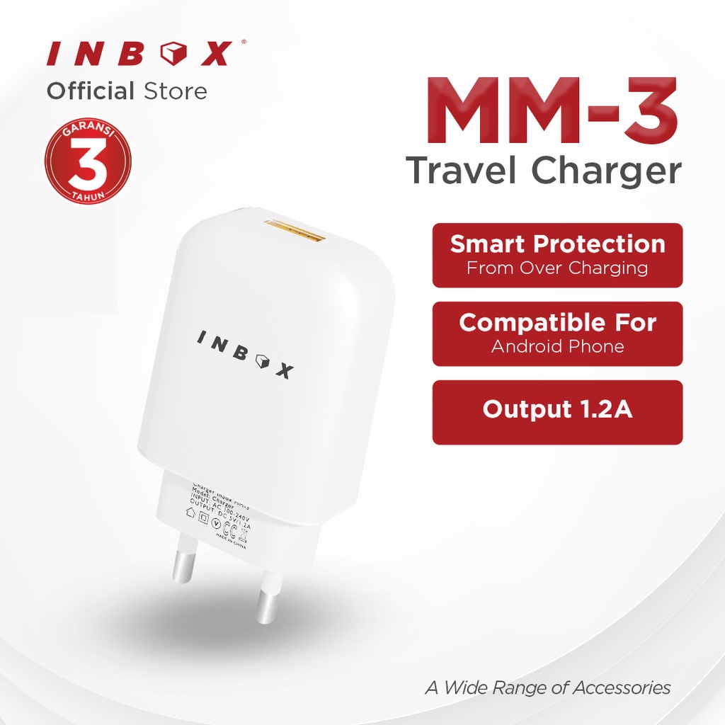 Inbox Adaptor MM-3 1USB 1.2A *