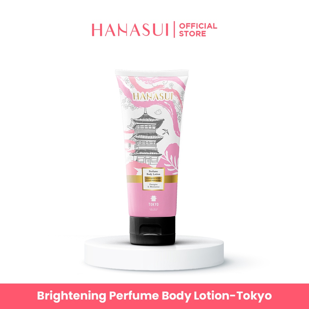 Hanasui Perfume Body Lotion 180ml - Tokyo (Pink)