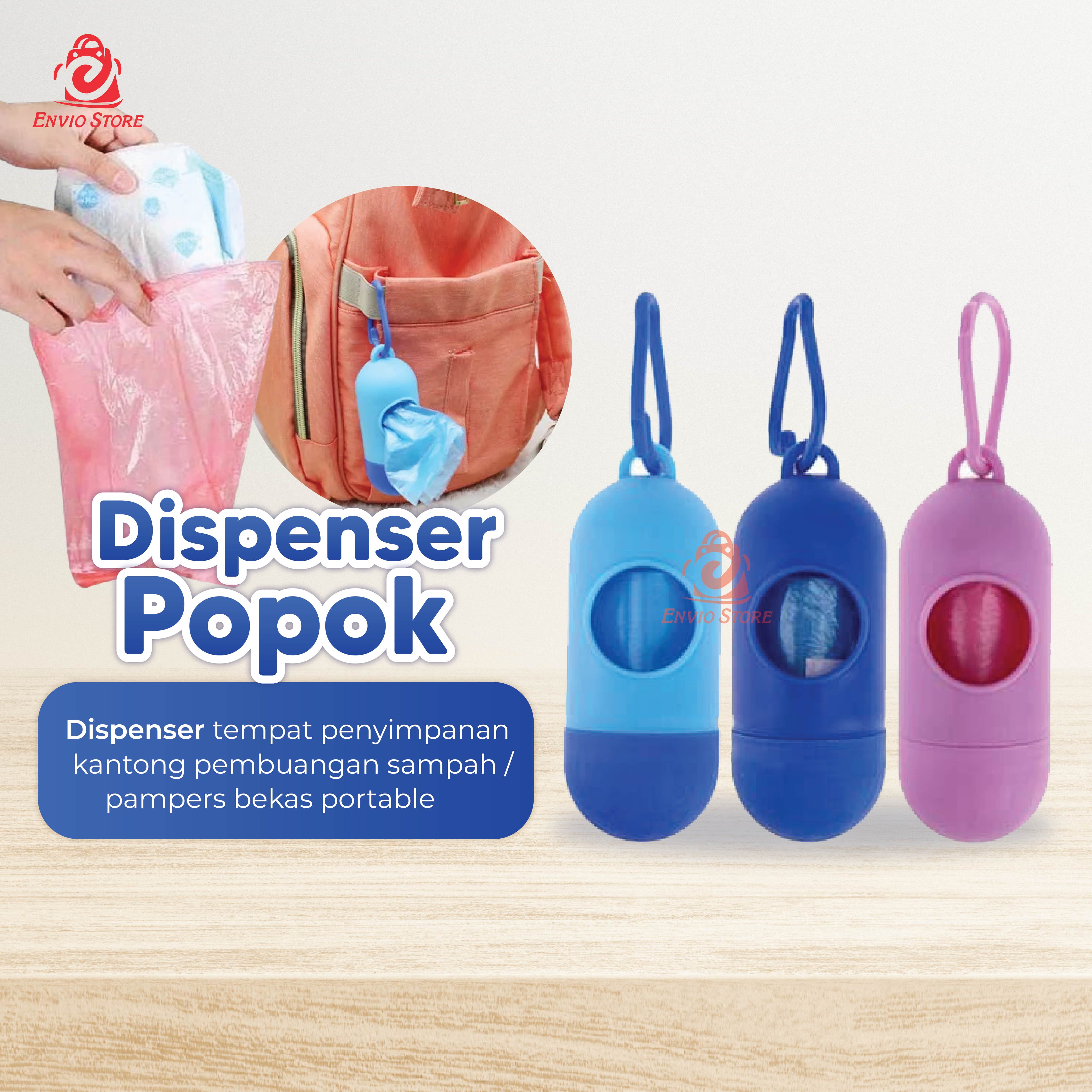 Dispenser Popok (Gantungan Kantong Plastik Sampah Popok Bayi)