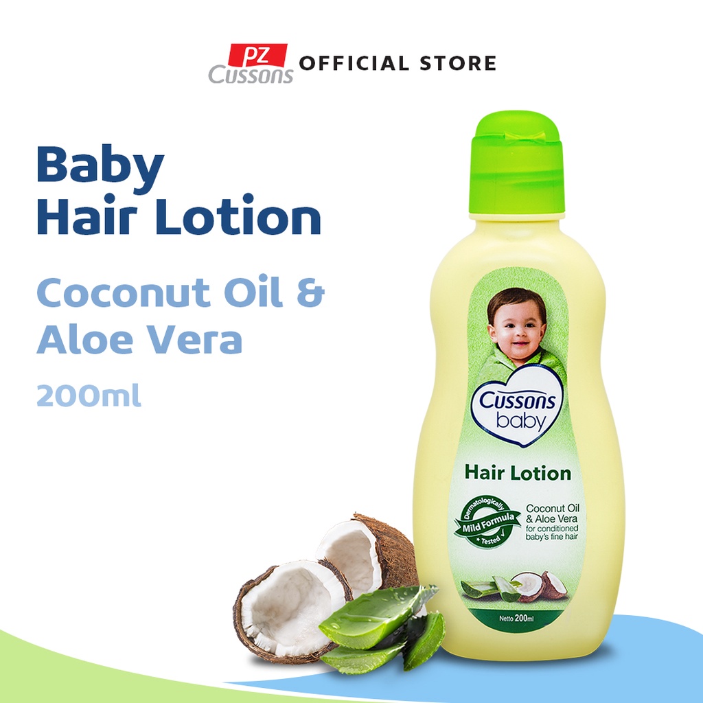 Cussons Baby Hair Lotion 200ml (100 + 100) - Coconut Oil & Aloe Vera