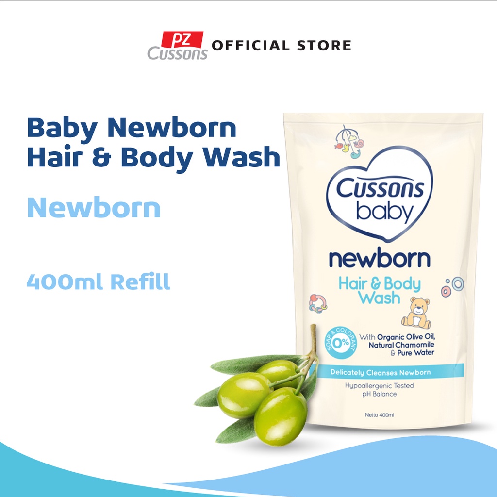 Cussons Baby Newborn Hair & Body Wash REFILL 400ml