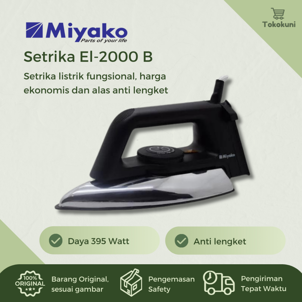 Miyako Setrika Listrik EI-2000B 395 Watt