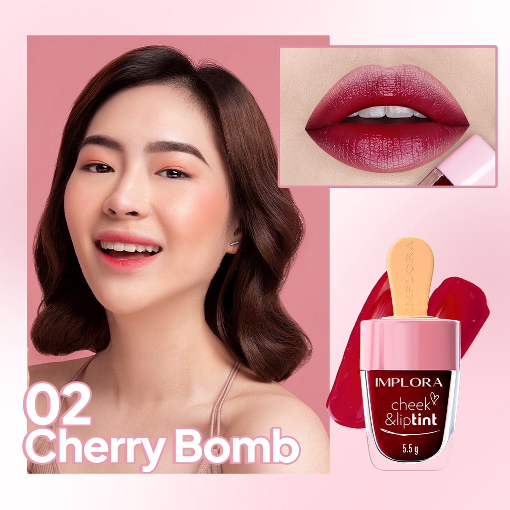 Implora Cheek & Liptint 02 Cherry Bomb