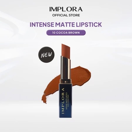 Implora Intense Matte Lipstick 3.5gr - 10 Cocoa Brown