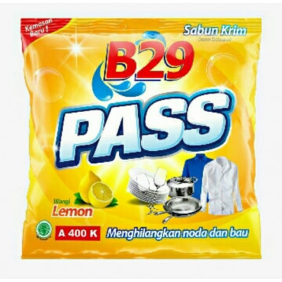 B29 Cream PASS Sabun Colek Kuning Sachet 85gr