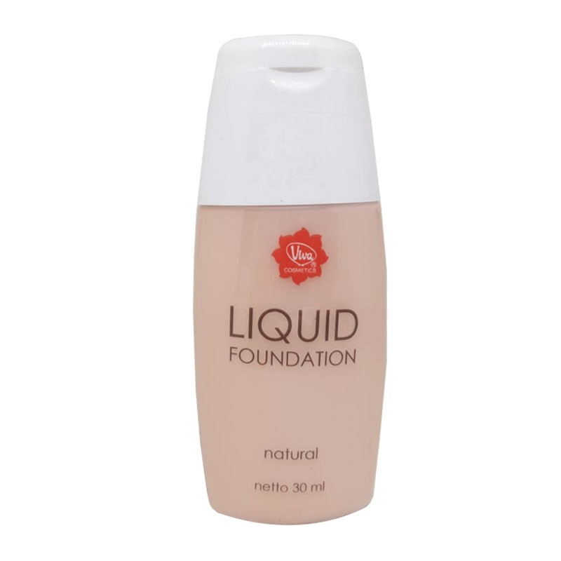 VIVA Liquid Foundation Natural 30ml (Alas Bedak)
