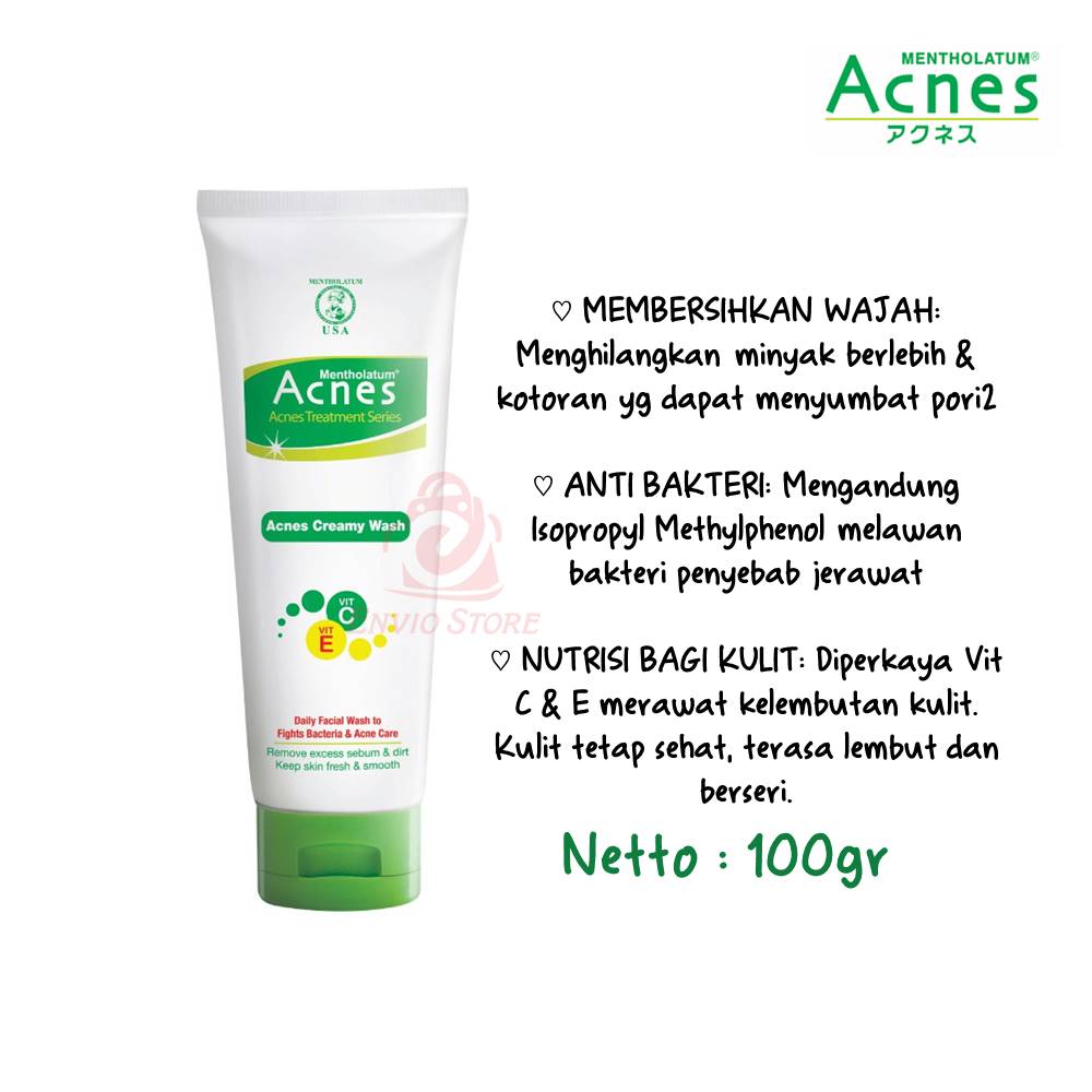 ACNES Creamy Wash 100gr (Face Wash)