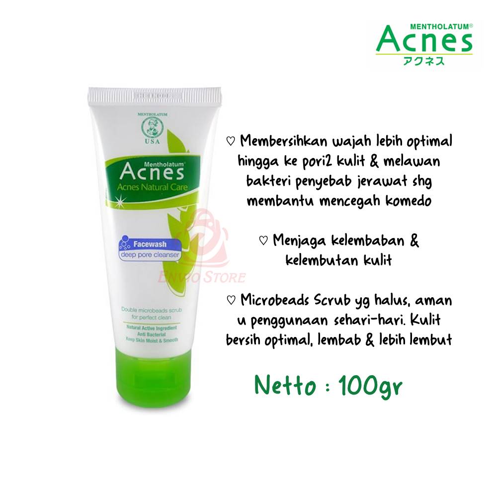 ACNES Deep Pore Cleanser Face Wash 100gr