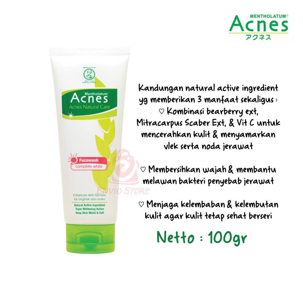 ACNES Complete White Face Wash 100gr