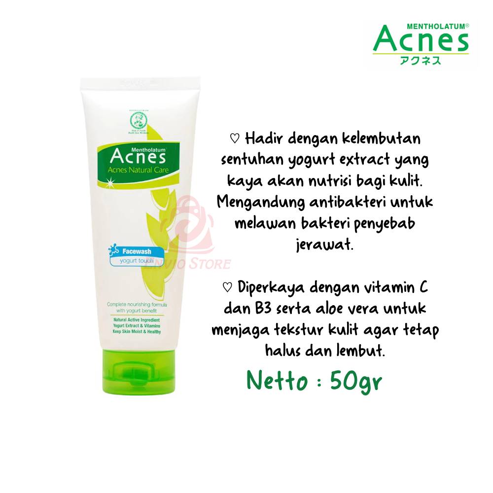 ACNES Yogurt Plus Face Wash 50gr