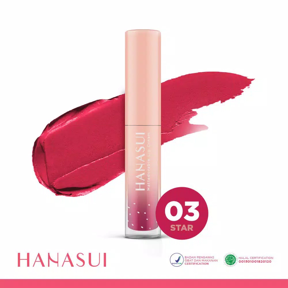 HANASUI Mattedorable Lip Cream 03 STAR