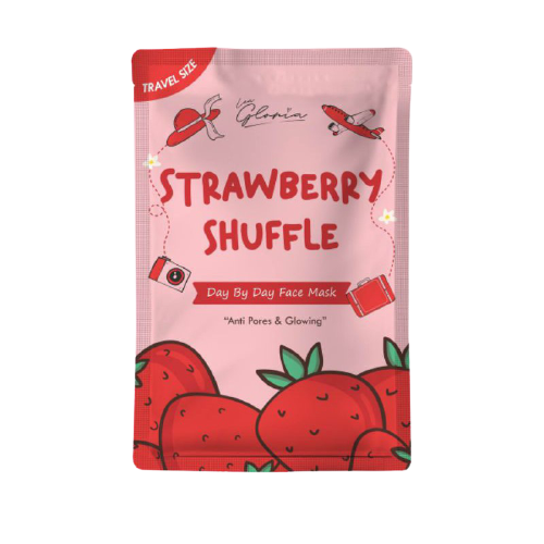 LEA Gloria Masker Bubuk 10gr STRAWBERRY SHUFFLE (Travel Size)