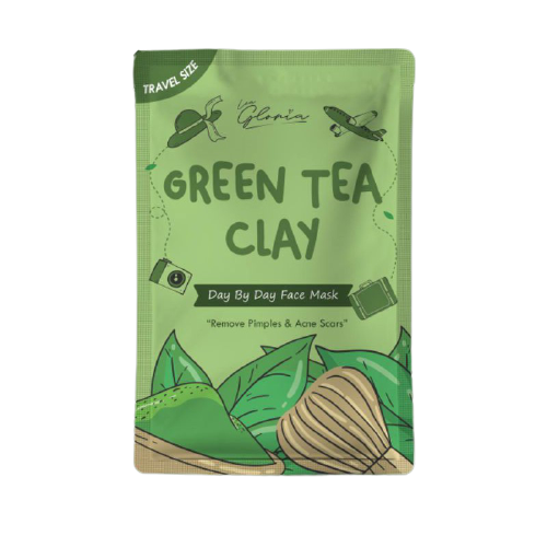 LEA Gloria Masker Bubuk 10gr GREENTEA CLAY (Travel Size)