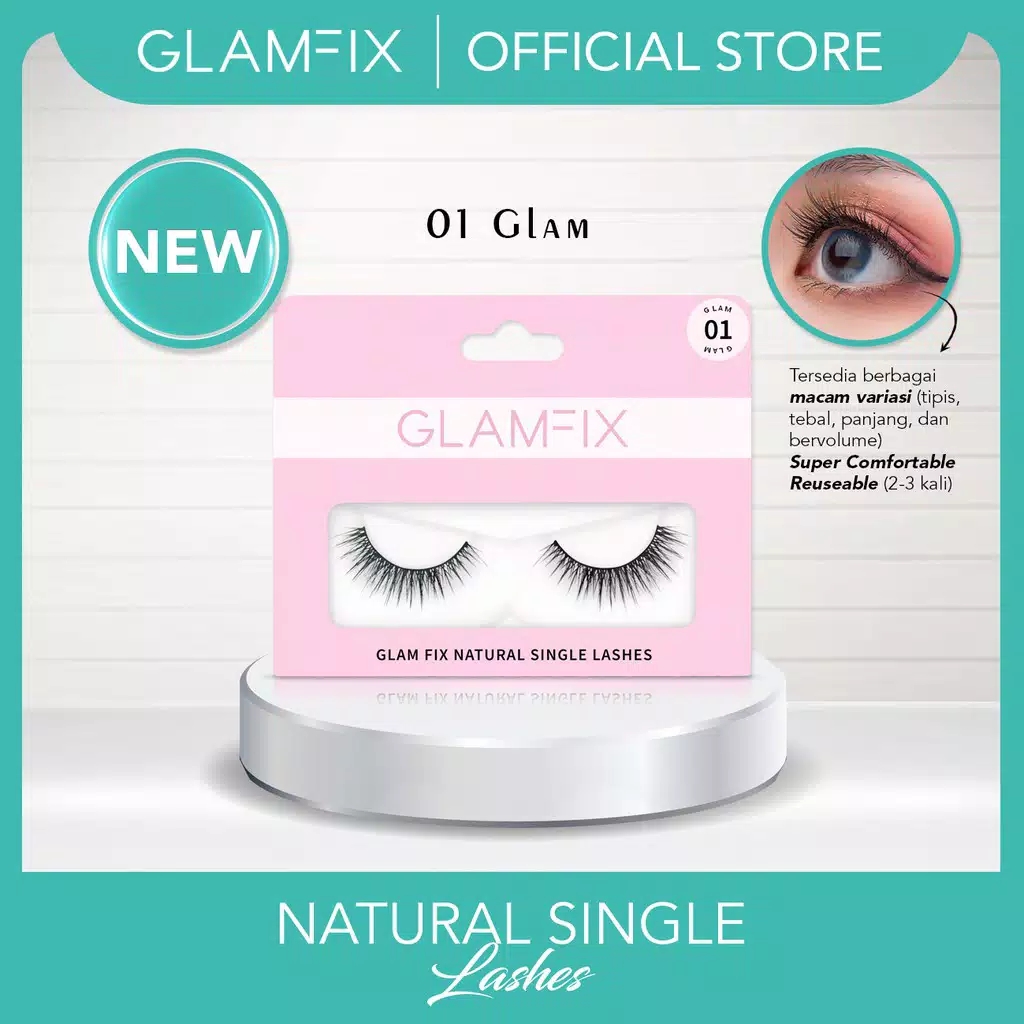 Glam Fix Perfect Blink Lashes Glam 01 (Bulu Mata Palsu)