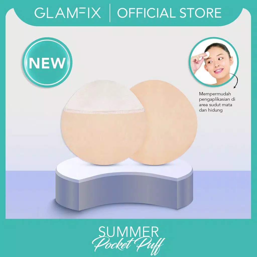 Glam Fix Summer Pocket Puff (Isi 1)