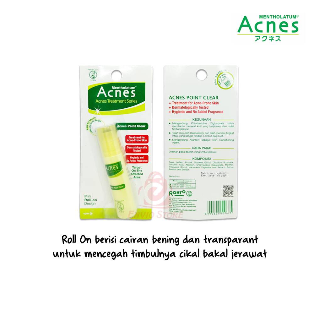 ACNES Point Clear 9ml (Roll On Jerawat)