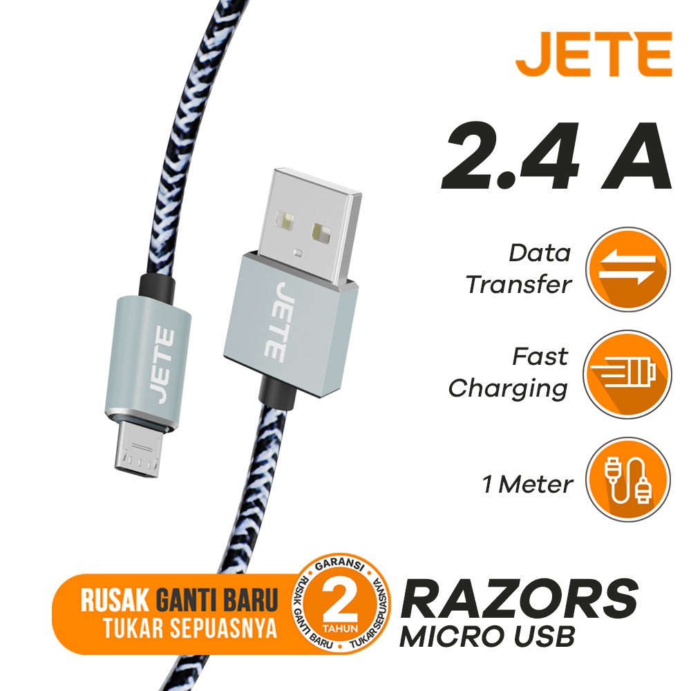 JETE Kabel Razors - Micro 2.4A