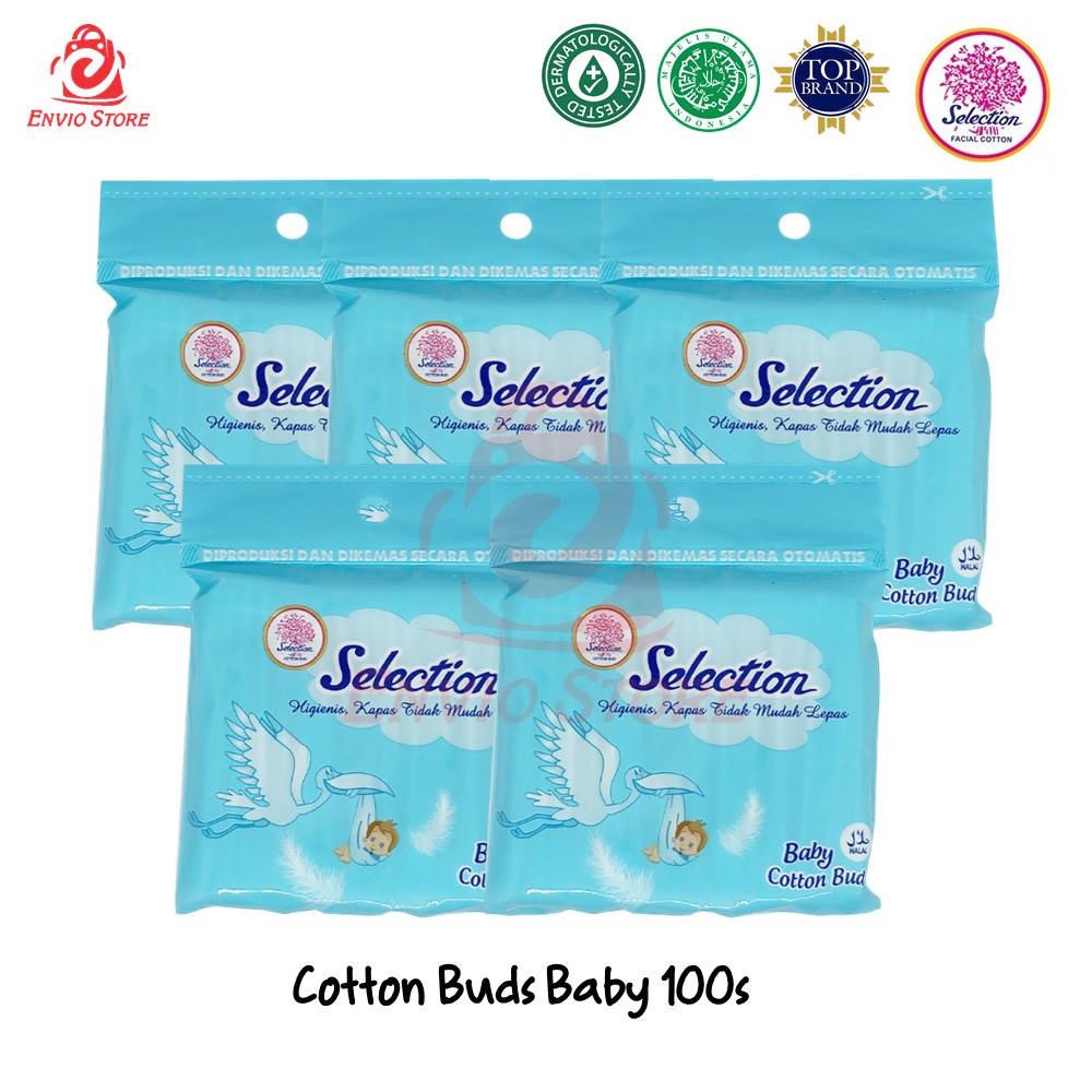 Selection Baby Cotton Buds 100s (Kecil)