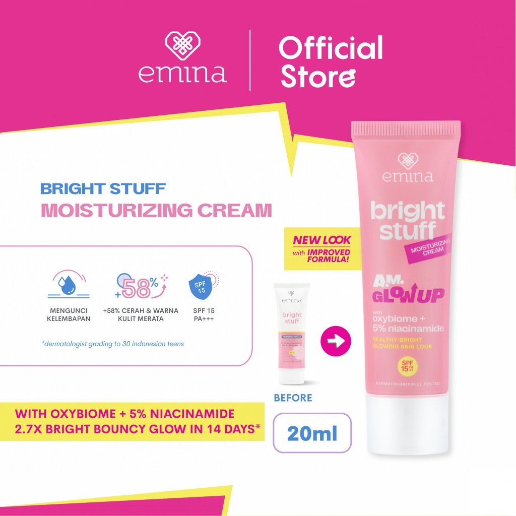 Emina Bright Stuff Moisturizing Cream 20mL