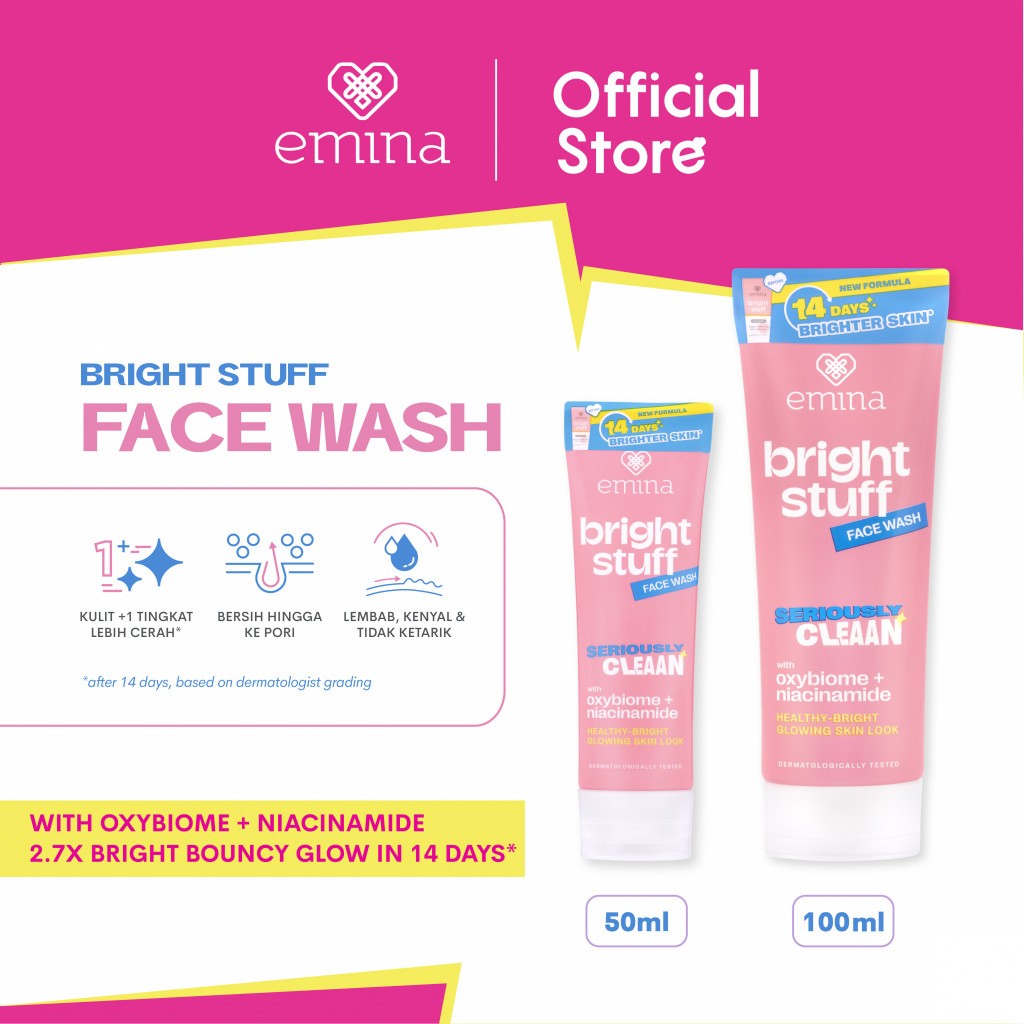 Emina Bright Stuff Face Wash 50mL