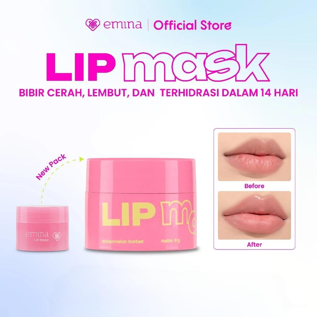 Emina Lip Mask 9gr - Watermelon Sorbet (Pink)