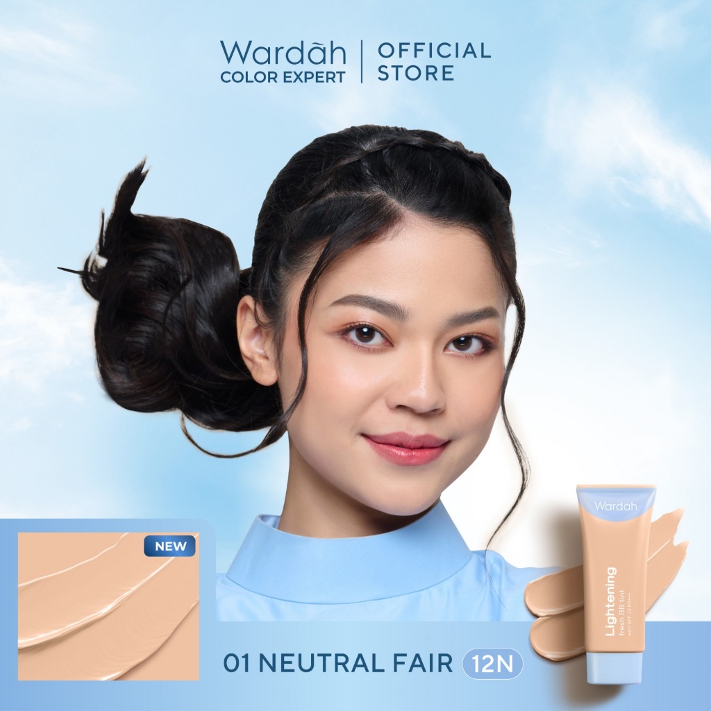 Wardah Lightening Fresh BB Tint 30ml - 01 Neutral Fair (12N)