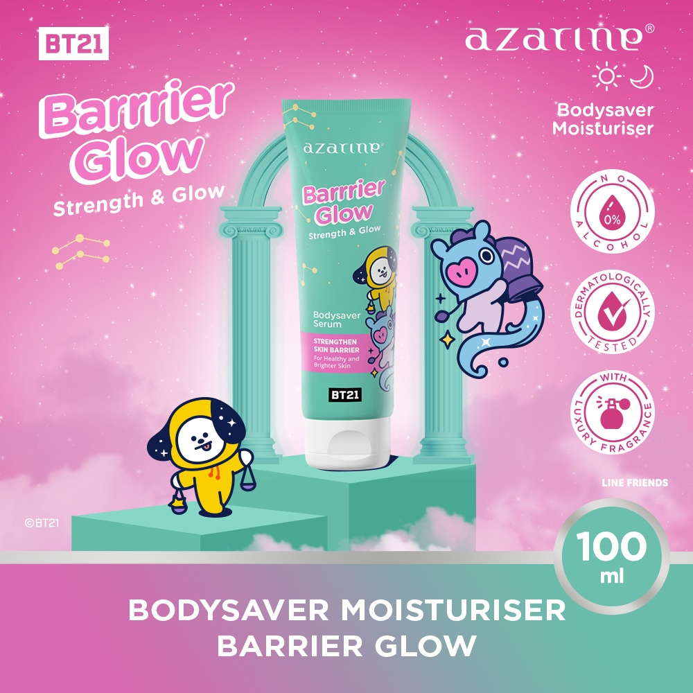 Azarine Bodysaver Serum 100ml - Barrier Glow (Hijau)