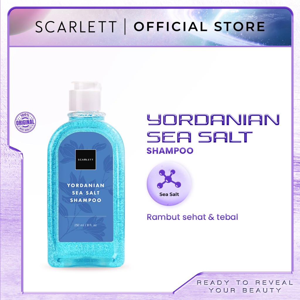 SCARLETT Whitening Yordanian Seasalt Shampoo 250ml