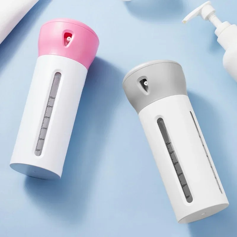 Botol Smart Travel 4in1 - Botol Travel Dispenser Sabun Shampoo Portable Praktis Isi 4