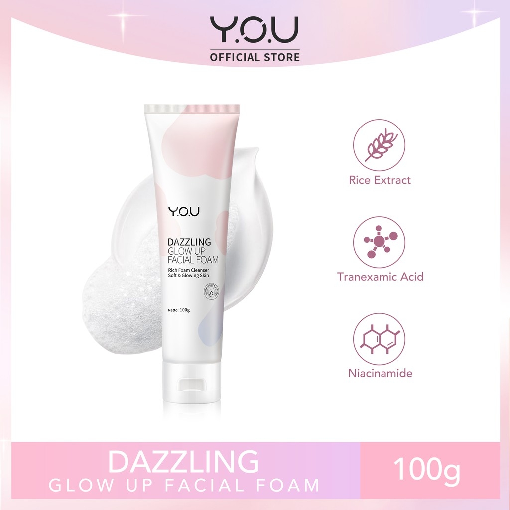 YOU Dazzling Glow Up Facial Foam 100gr