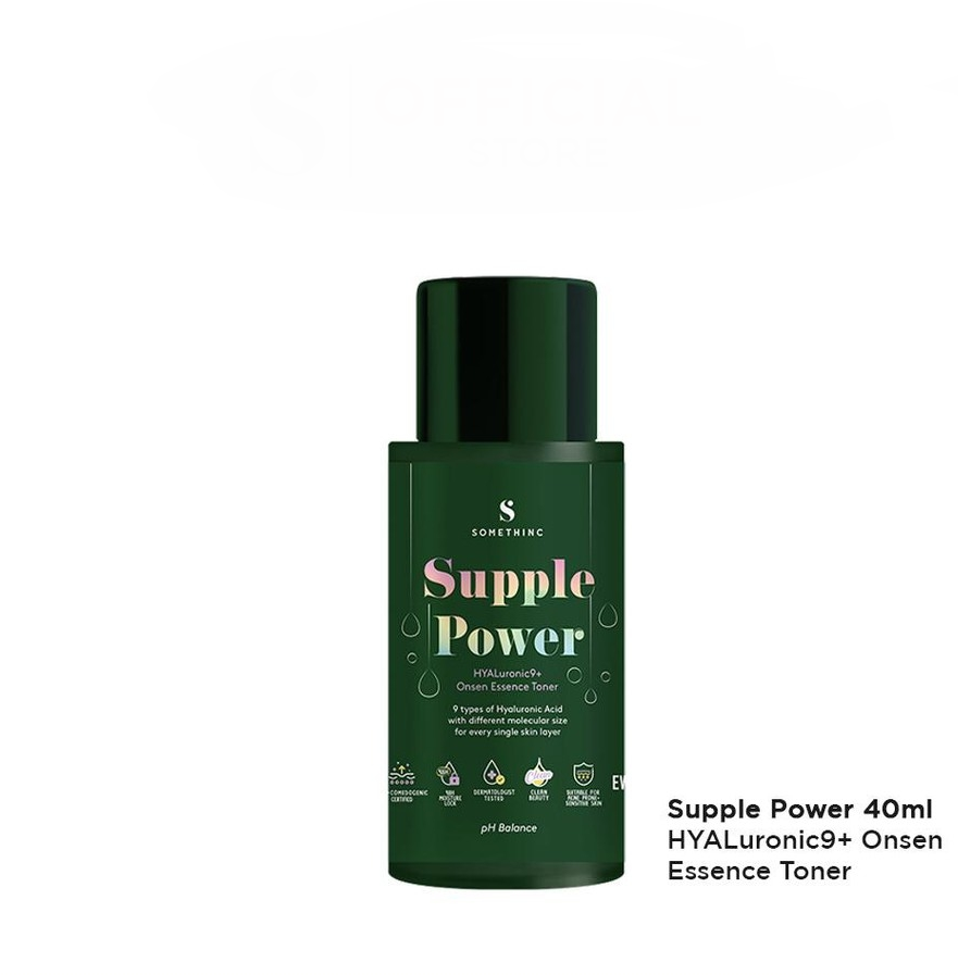 Somethinc Supple Power Hyaluronic9 + Onsen Essence Toner 40ml