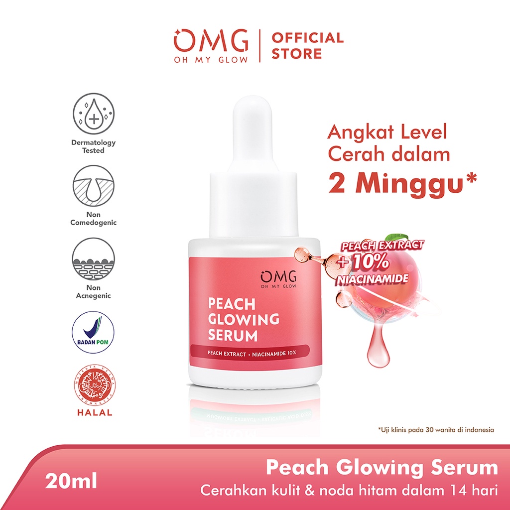 Oh My Glow Serum 20ml - Peach Glowing Serum (OMG)