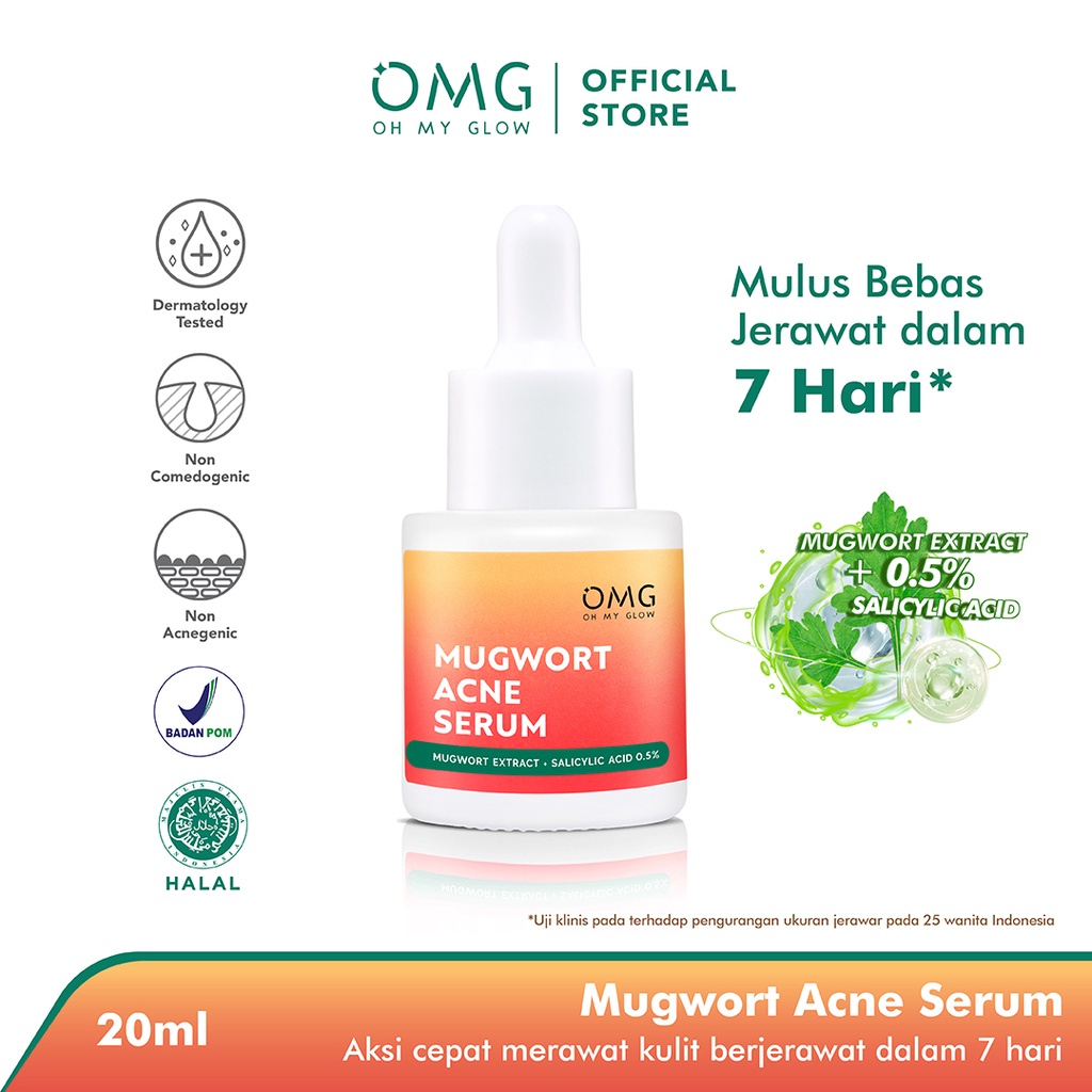 Oh My Glow Serum 20ml - Mugwort Acne Serum (OMG)