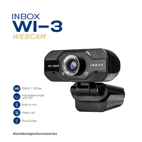 Inbox Webcam WI03 HD 1080 / 30fps