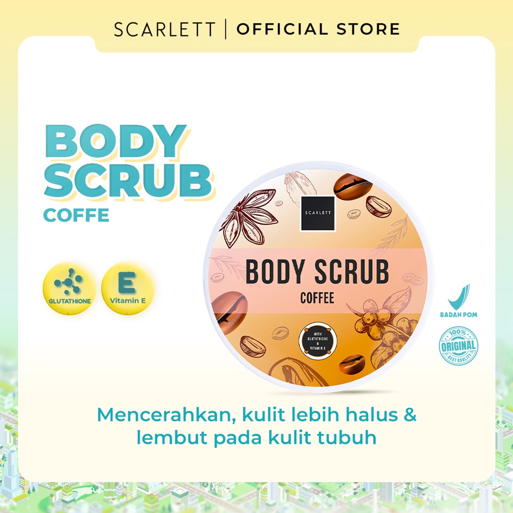 SCARLETT Body Scrub Coffee 250ml