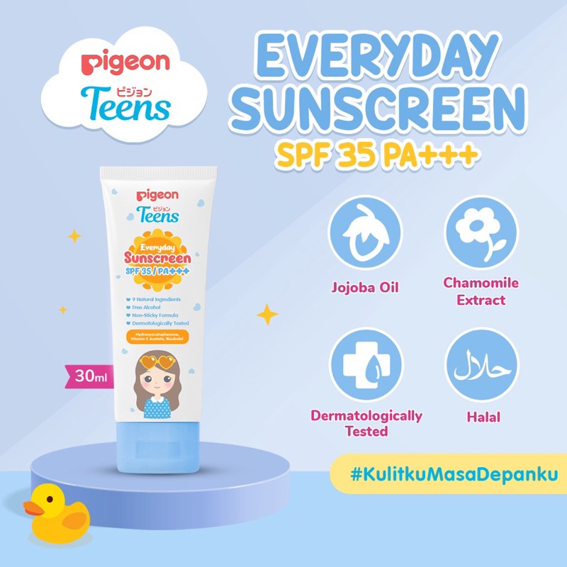 Pigeon Teens Everyday Sunscreen SPF35 PA+++ 30ml