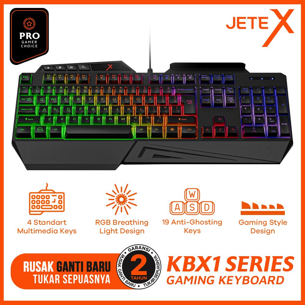 JETE X Keyboard Gaming KBX1