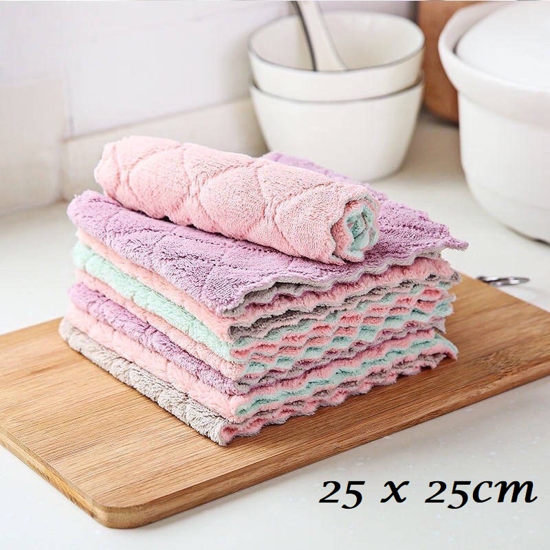 Kain Lap Dapur Anti Minyak 25x25cm (Besar)