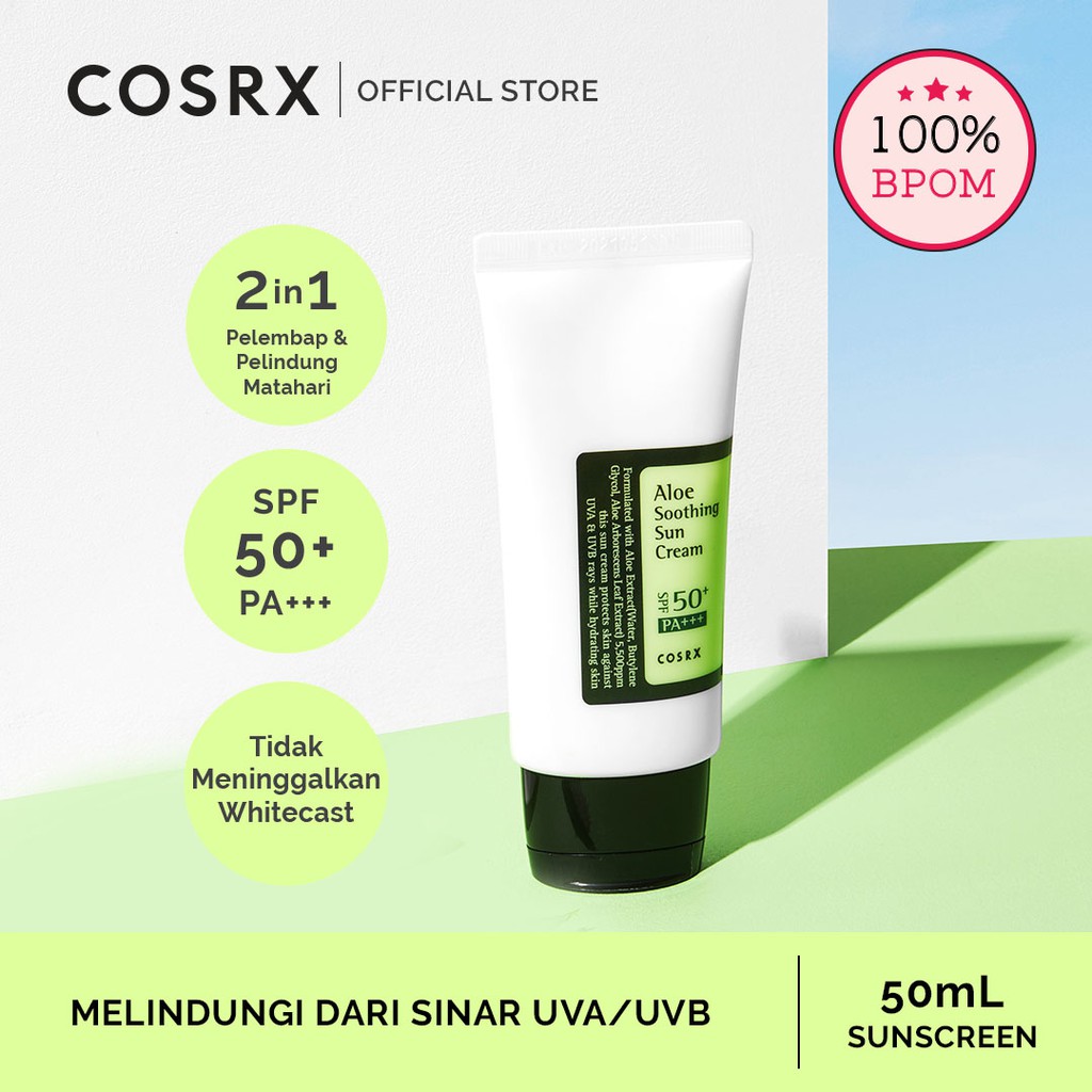 COSRX Aloe Soothing Sun Cream SPF50+ PA+++ 50ml