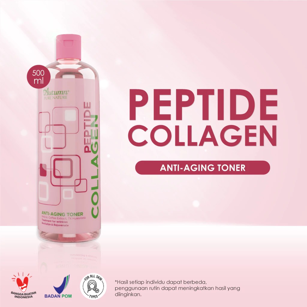 Autumn Peptide Collagen Anti-Aging Toner (Pink) 500ml