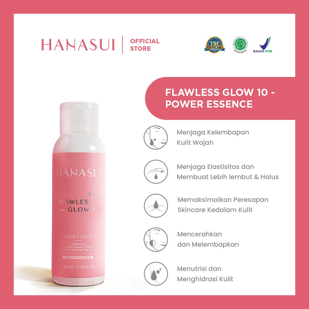HANASUI Flawless Glow 10 Power Essence 100ml