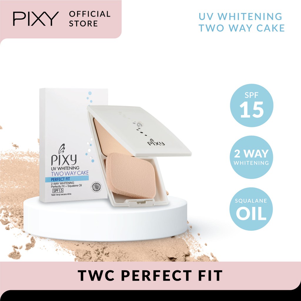 Pixy UV Whitening TWC Perfect Fit Full Size 02 Yellow Beige