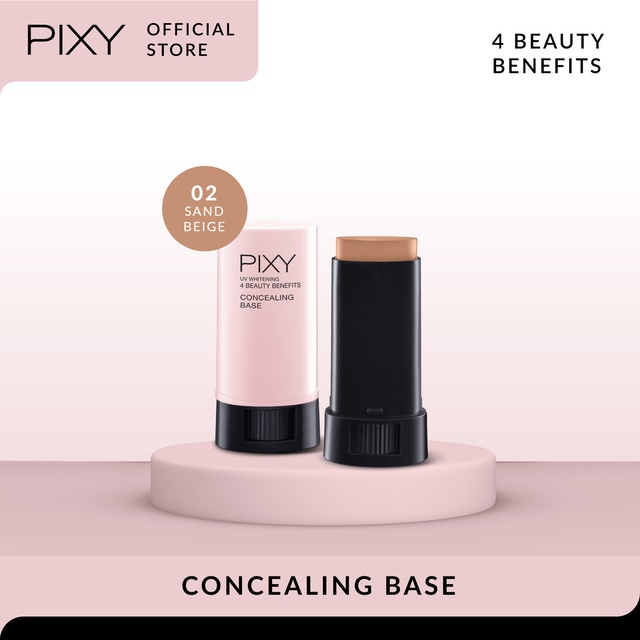 Pixy UV Whitening 4 Beauty Benefits Concealing Base SPF35 PA+++ 02 Sand Beige