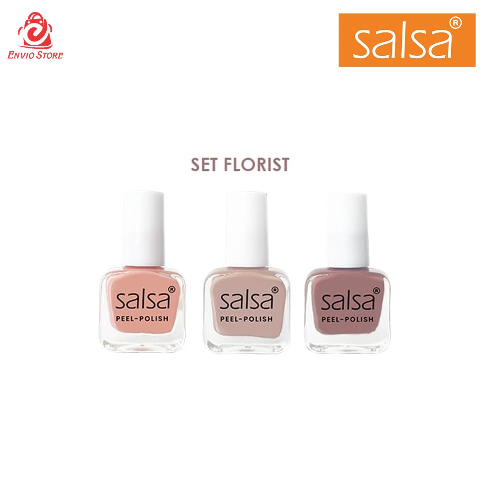 SALSA Kutek Peel Polish FLORIST ecer (Nail Polish Peel Off)