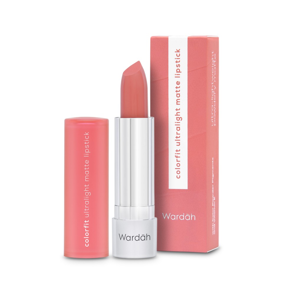 Wardah Colorfit Ultralight Matte Lipstick 02 Summer Peach