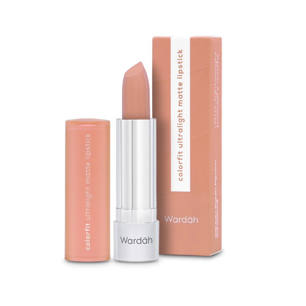 Wardah Colorfit Ultralight Matte Lipstick 03 Caramel Nude