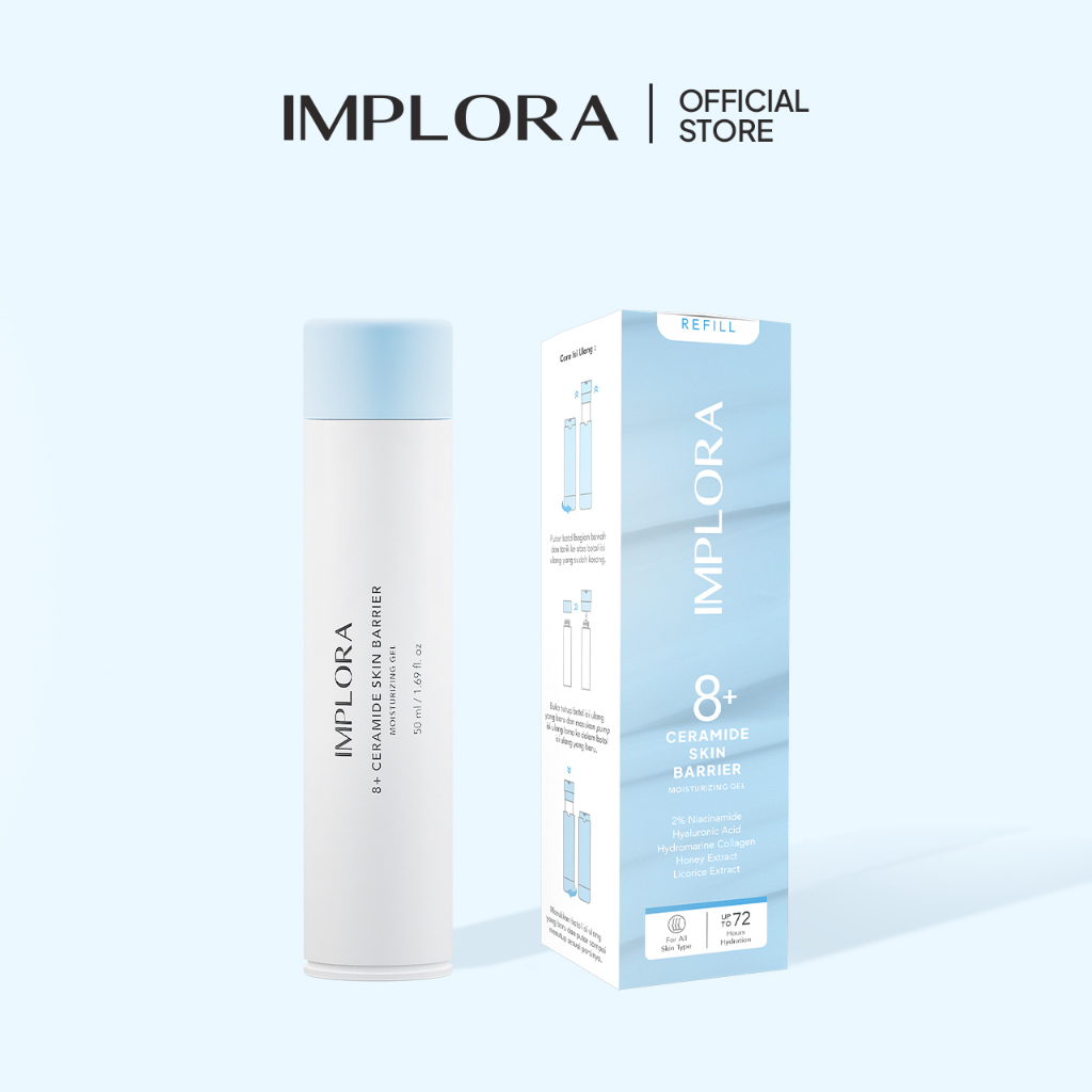 Implora 8+ Ceramide Skin Barrier Moisturizing Gel REFILL 50ml