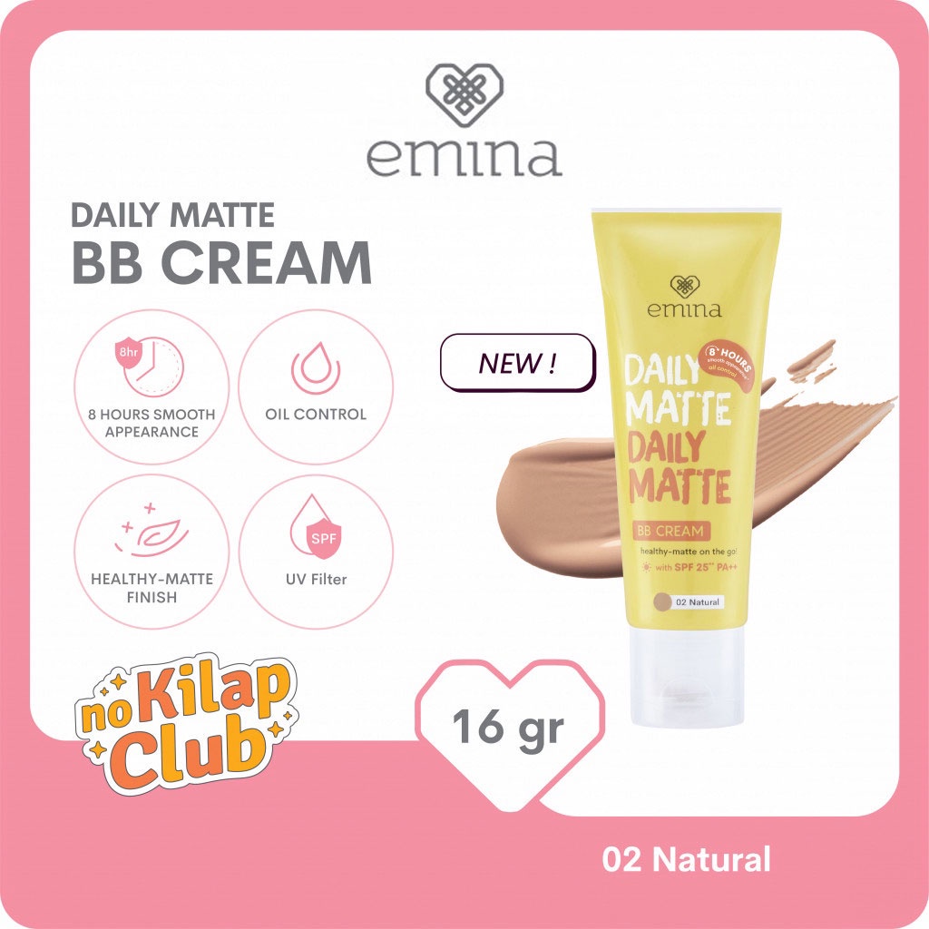 Emina Daily Matte BB Cream 16gr - 02 Natural