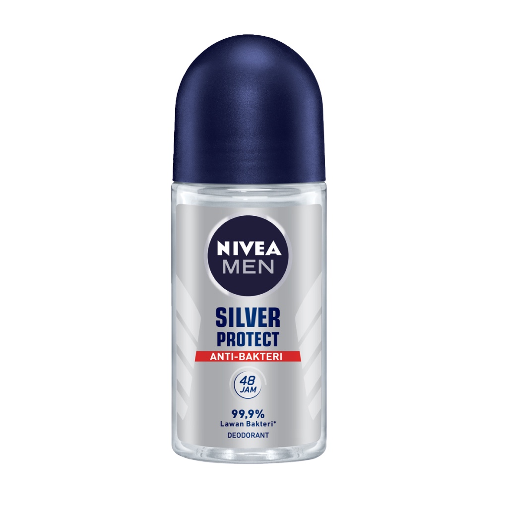 Nivea MEN Deodorant Roll On 50ml - Silver Protect